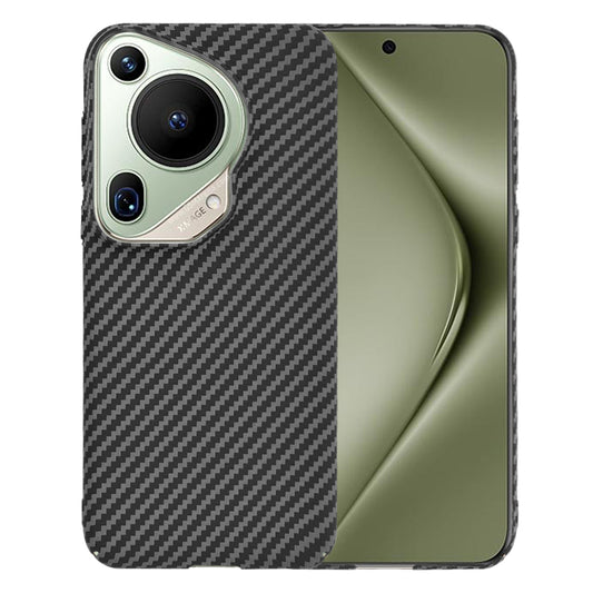 Hoes voor Huawei Pura 70 Ultra, Techsuit, Carbonite FiberShell, Zwart