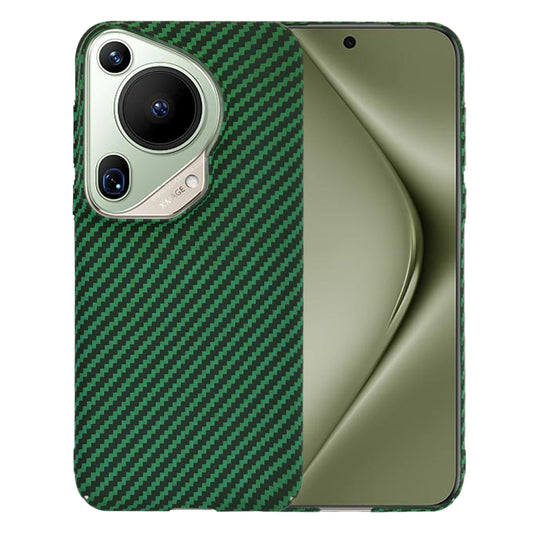 Hoes voor Huawei Pura 70 Ultra, Techsuit, Carbonite FiberShell, Groen