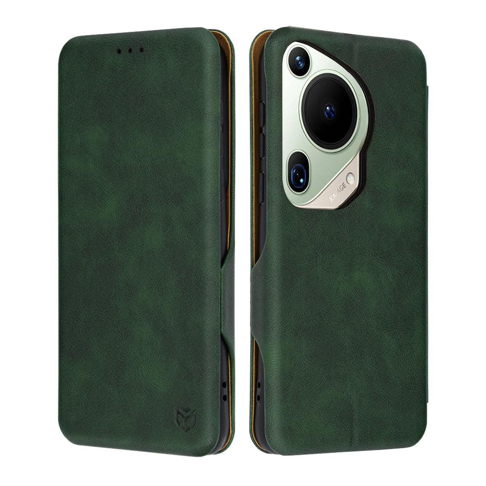 Hoes voor Huawei Pura 70 Ultra, Techsuit, Safe Wallet Plus, Groen