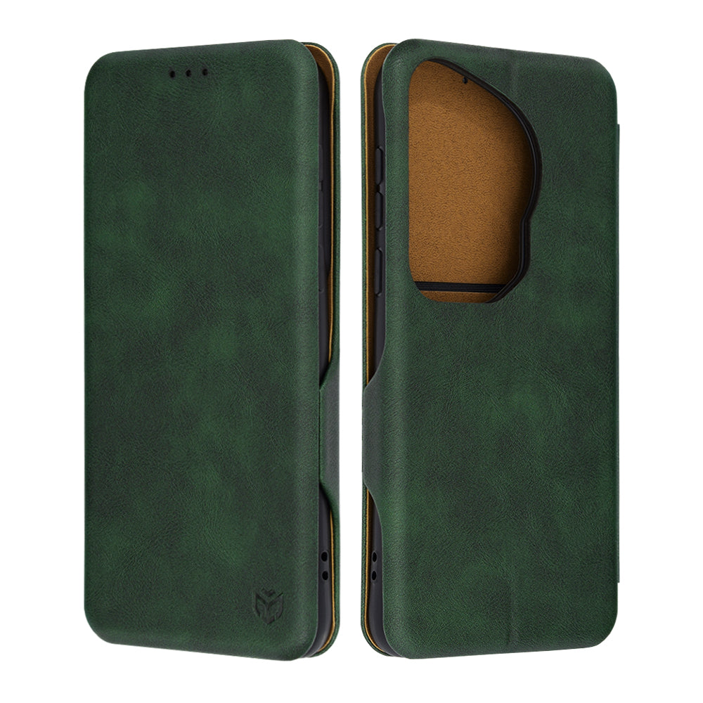 Hoes voor Huawei Pura 70 Ultra, Techsuit, Safe Wallet Plus, Groen