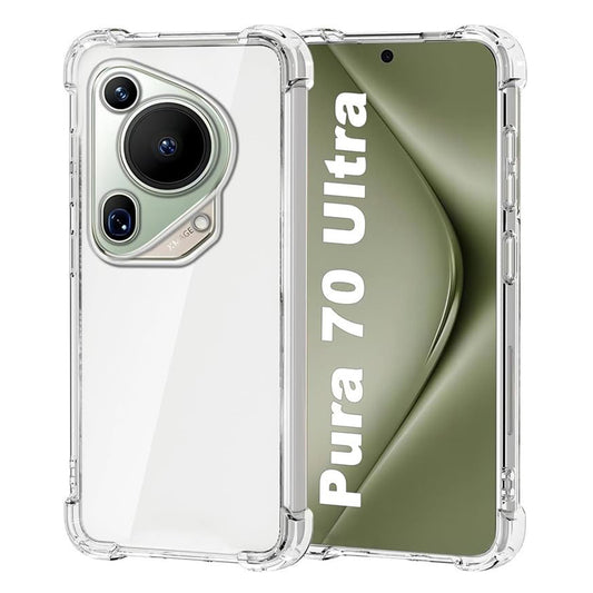 Hoes voor Huawei Pura 70 Ultra, Techsuit, Schokbestendig Helder, Transparant