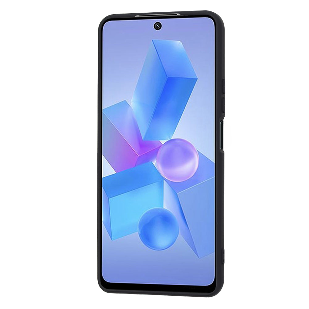 Hoes voor Infinix Hot 40 / Hot 40 Pro, Techsuit, SoftFlex, Zwart