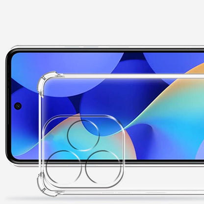 Hoes voor Infinix Hot 40i, Techsuit, Schokbestendig Transparant Clear