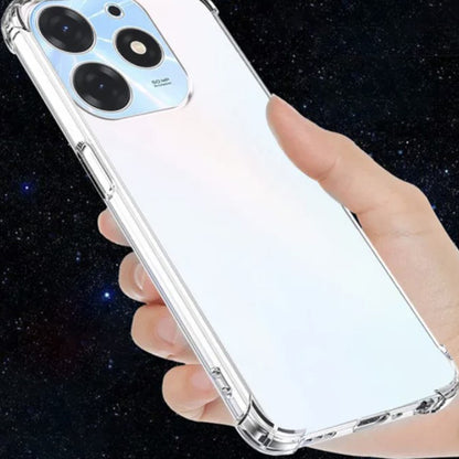 Hoes voor Infinix Hot 40i, Techsuit, Schokbestendig Transparant Clear
