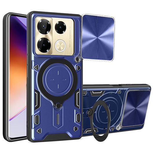 Hoes voor Infinix Note 40 Pro+, Techsuit, CamGuard Pro, Blauw
