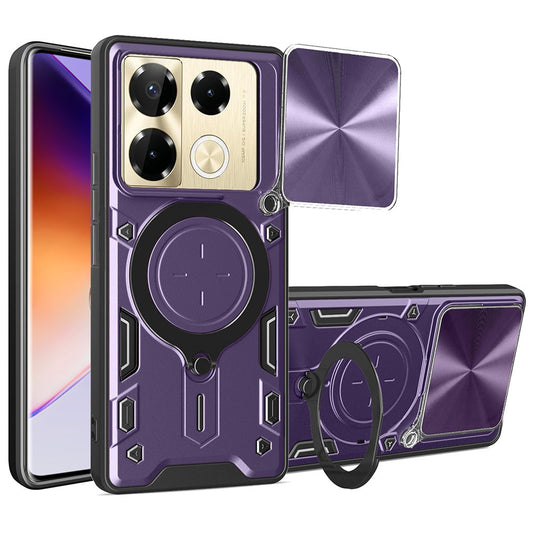Hoes voor Infinix Note 40 Pro+, Techsuit, CamGuard Pro, Paars
