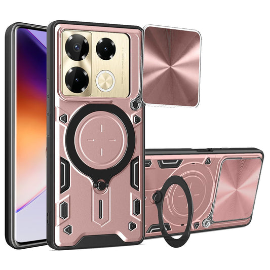 Hoes voor Infinix Note 40 Pro+, Techsuit, CamGuard Pro, Roze Goud