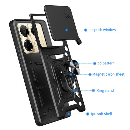 Case for Infinix Note 40 Pro+, Techsuit, CamShield, Blue