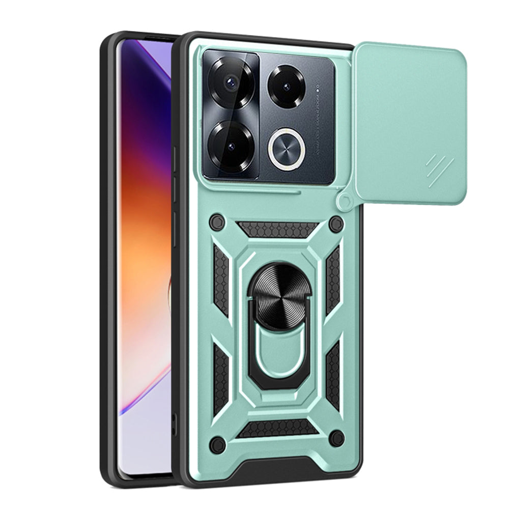 Hoes voor Infinix Note 40 Pro+, Techsuit, CamShield, Groen
