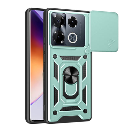 Hoes voor Infinix Note 40 Pro+, Techsuit, CamShield, Groen