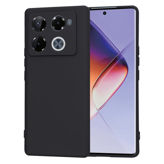 Hoes voor Infinix Note 40 Pro+, Techsuit, SoftFlex, Zwart