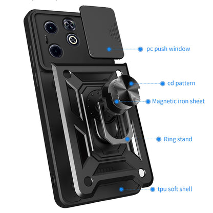 Hoes voor Infinix Smart 8 / Hot 40i, Techsuit, CamShield, Groen