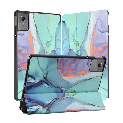 Hoes voor Lenovo Idea Tab 11, Techsuit, FoldPro Green Time, Multicolor