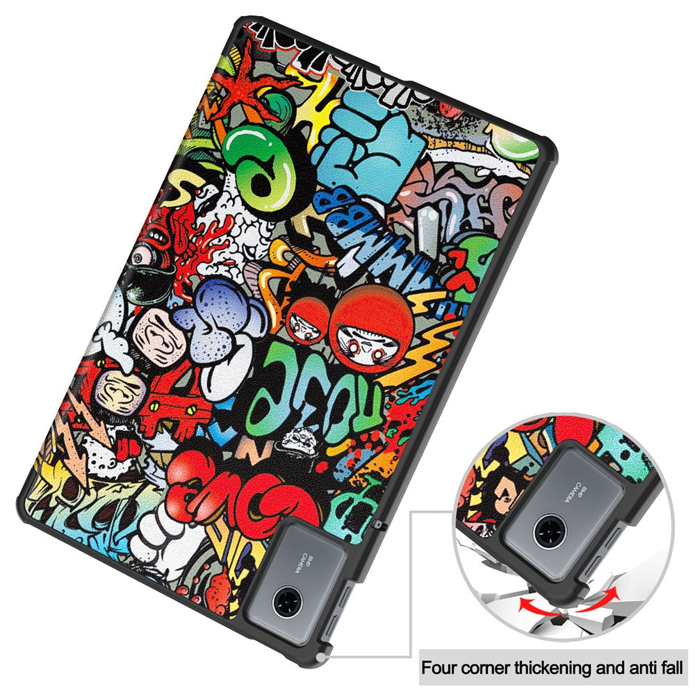 Case for Lenovo Idea Tab 11, Techsuit, FoldPro Urban Vibe, Multicolor
