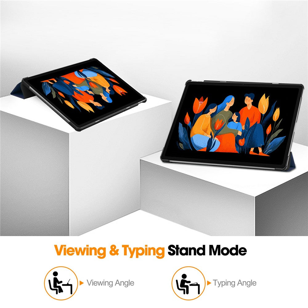 Hoes voor Lenovo Idea Tab Plus, Techsuit, FoldPro, Blauw
