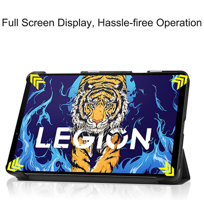 Hoes voor Lenovo Legion Y700 (Gen 5), Techsuit, FoldPro, Zwart