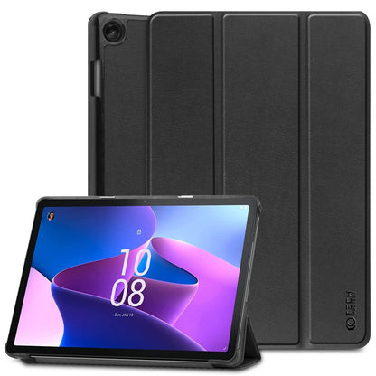 Etui voor Lenovo Tab M10 Gen 3, Tech-Protect, SmartCase, Zwart 