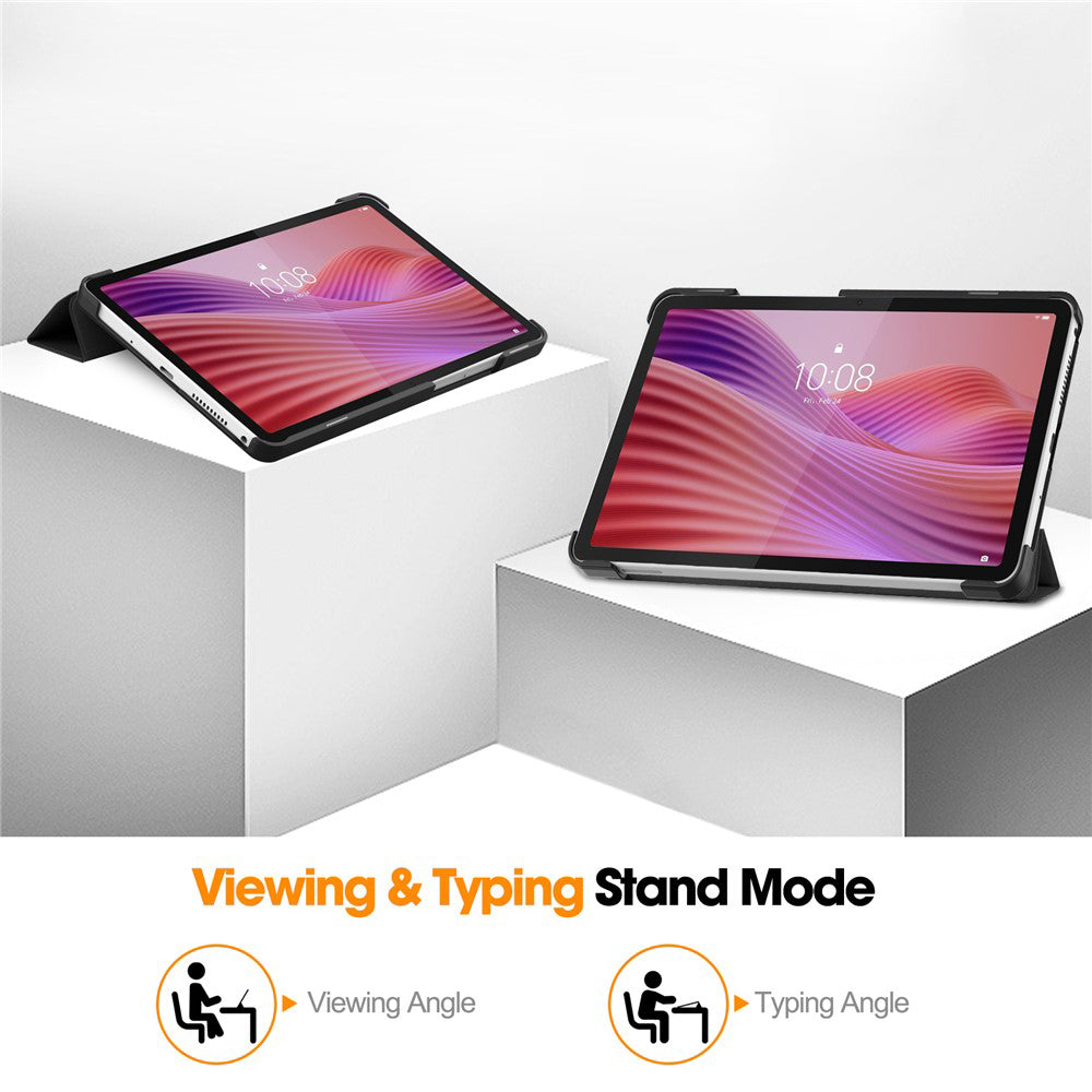 Hoes voor Lenovo Tab K9, Techsuit, FoldPro, Zwart