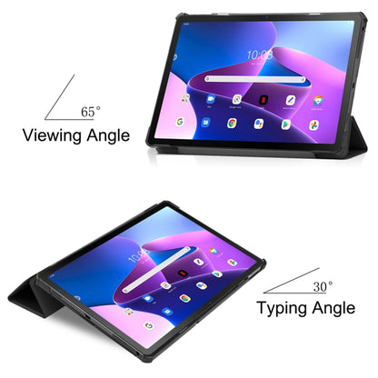 Hoes voor Lenovo Tab M10 Gen 3, Techsuit, FoldPro, Zwart