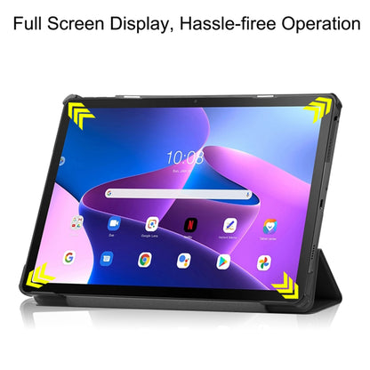 Hoes voor Lenovo Tab M10 Gen 3, Techsuit, FoldPro, Zwart