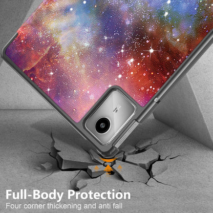 Case for Lenovo Tab M11, Techsuit, FoldPro Galaxy, Multicolor