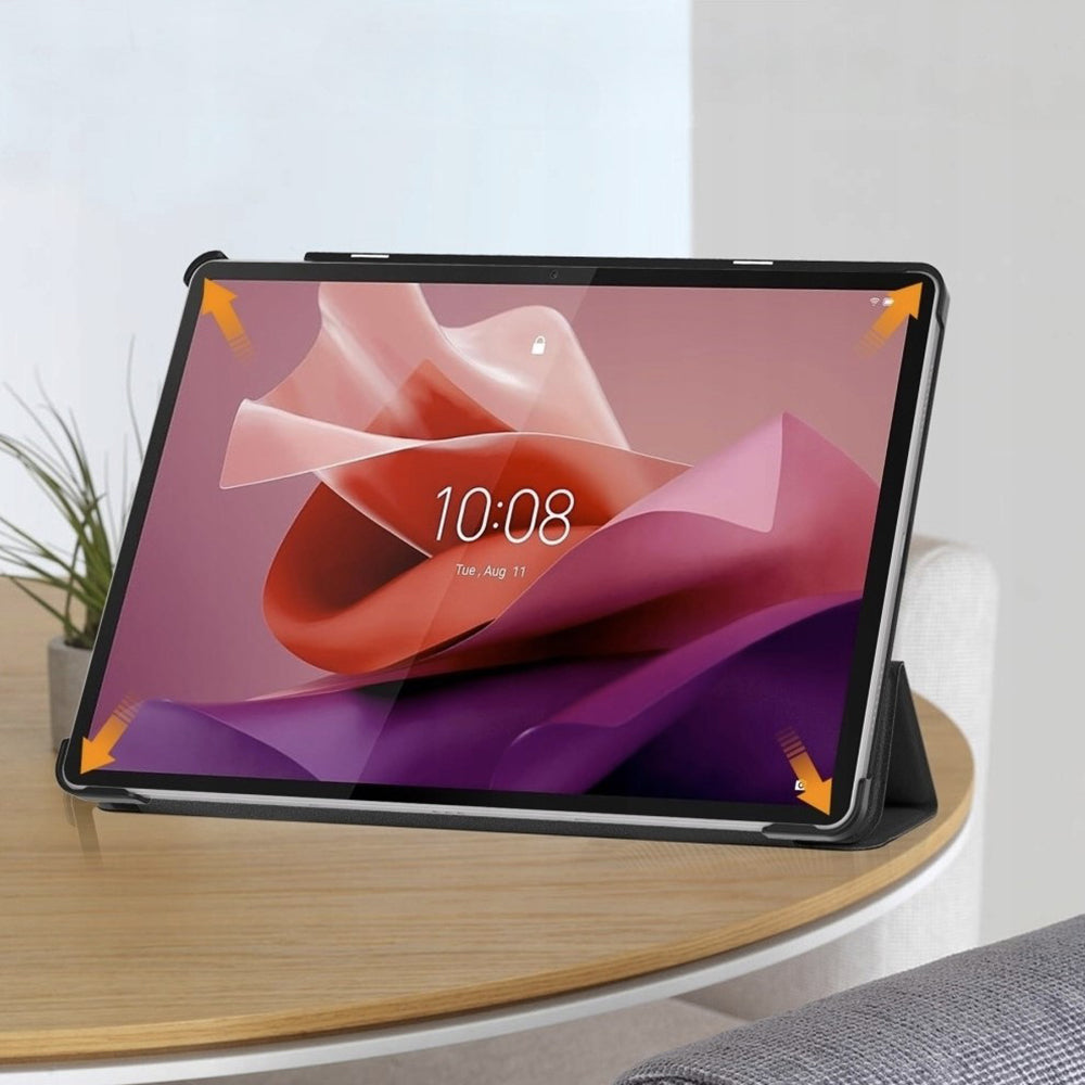 Case for Lenovo Tab P12, Techsuit, FoldPro, Black