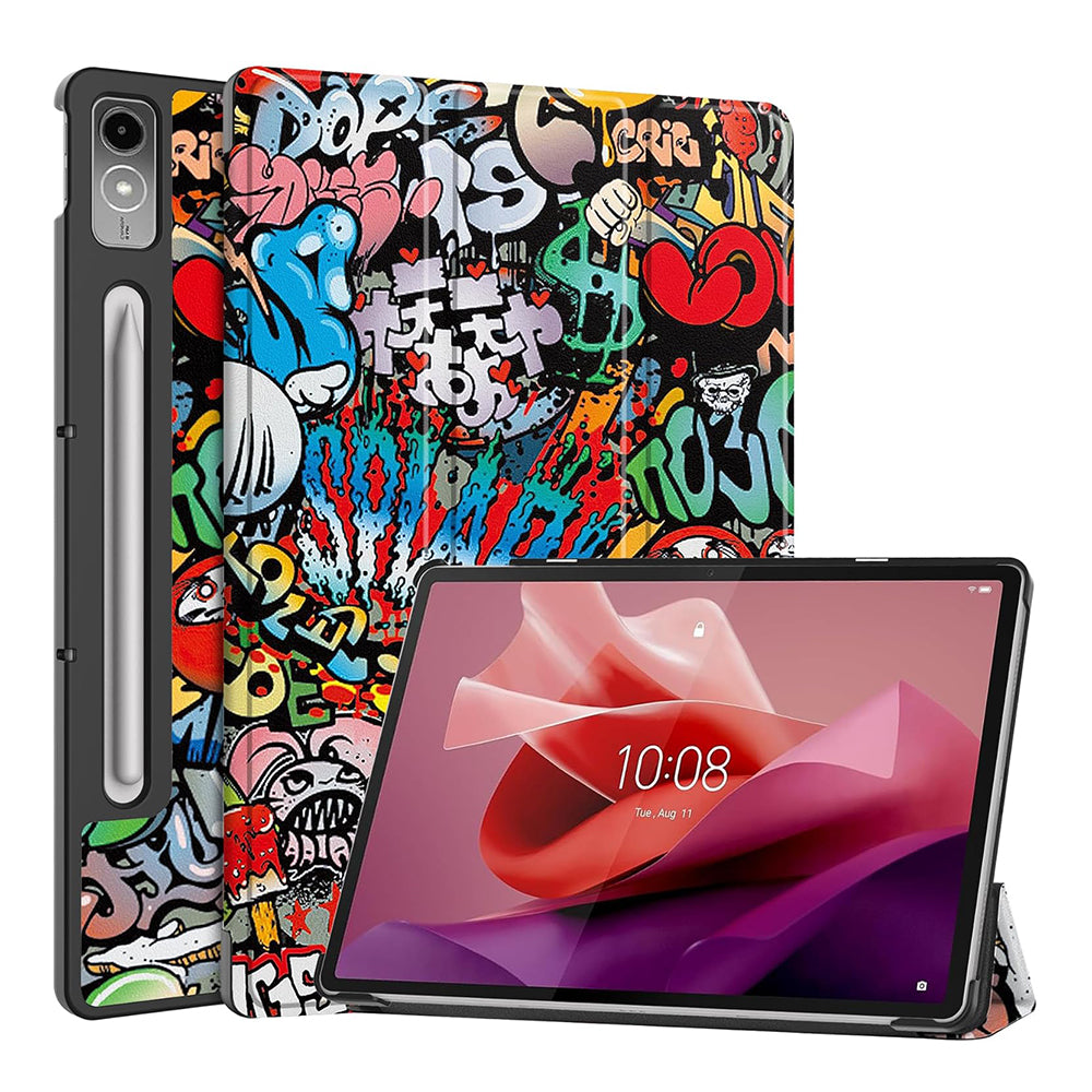 Hoes voor Lenovo Tab P12, Techsuit, FoldPro Urban Vibe, Multicolor