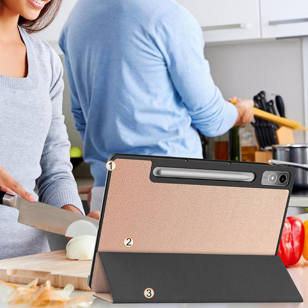 Hoes voor Lenovo Tab P12, Techsuit, FoldPro Urban Vibe, Multicolor