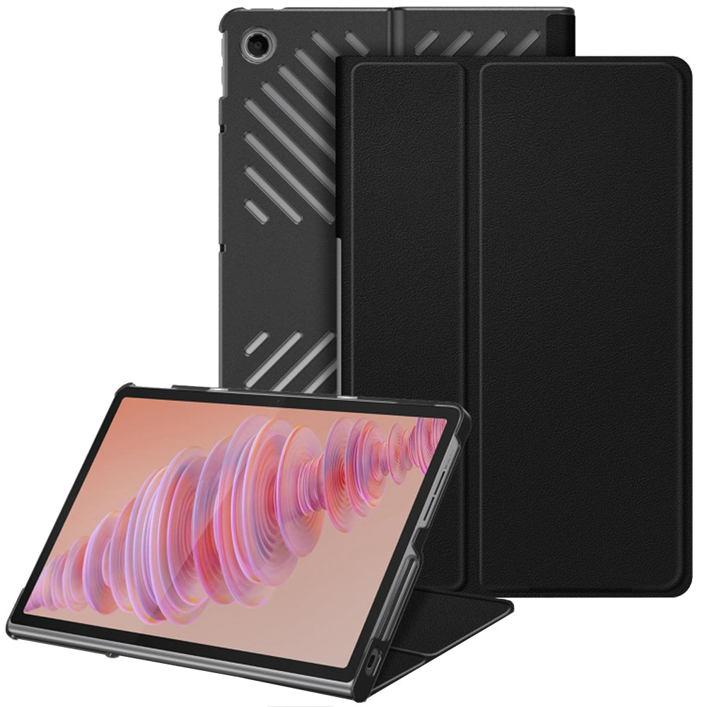 Hoes voor Lenovo Tab Plus 11,5 inch, Techsuit, FoldPro, Zwart
