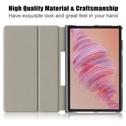 Hoes voor Lenovo Tab Plus 11,5 inch, Techsuit, FoldPro, Zwart