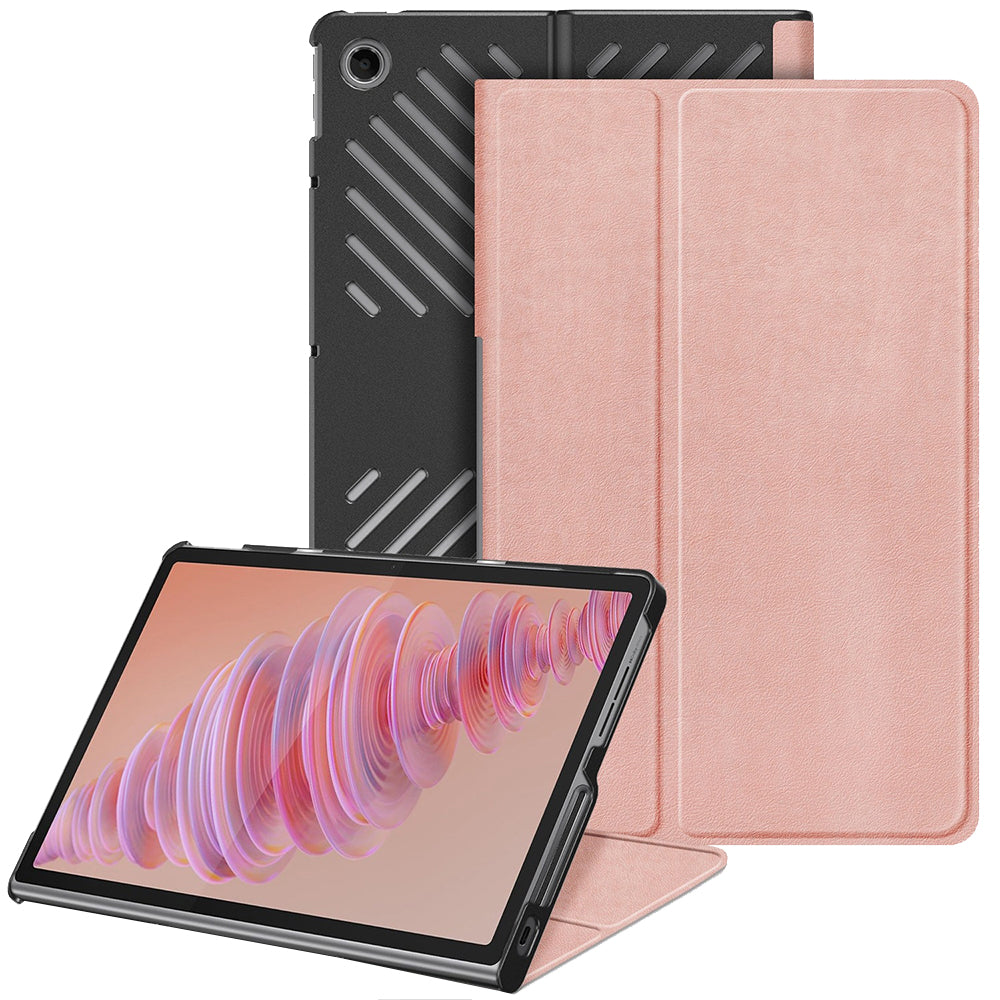 Hoes voor Lenovo Tab Plus, Techsuit, FoldPro, Roze