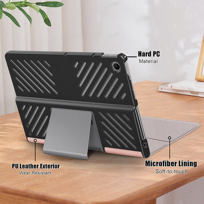 Hoes voor Lenovo Tab Plus, Techsuit, FoldPro, Roze