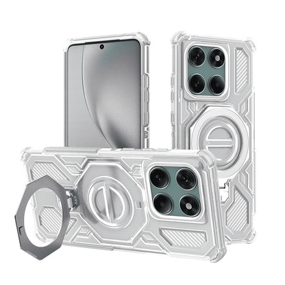 Hoes voor Motorola Edge 60 Pro, Techsuit, Carbon Shield Pro, Wit
