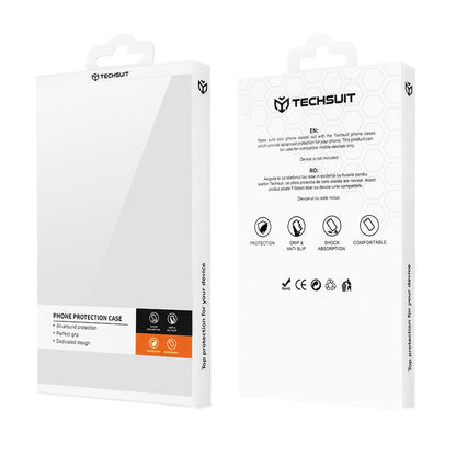 Hoes voor Motorola Edge 60 Pro, Techsuit, Carbon Shield Pro, Wit