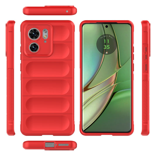 Hoes voor Motorola Edge (2023) / Edge 40, Techsuit, Magic Shield, Zwart