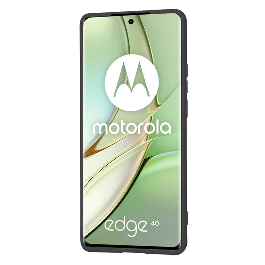 Hoes voor Motorola Edge (2023) / Edge 40, Techsuit, SoftFlex, Zwart