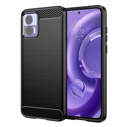 Hoes voor Motorola Edge 30 Neo, Techsuit, Carbon, Zwart