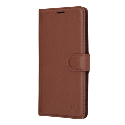 Hoes voor Motorola Edge 30 Neo, Techsuit, Leather Folio, Bruin