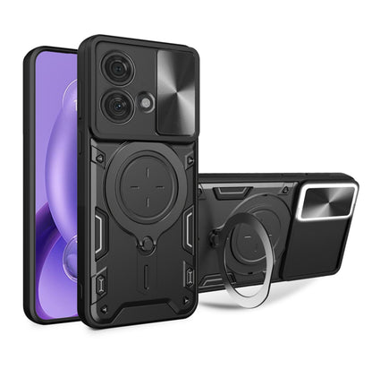 Hoes voor Motorola Edge 40 Neo, Techsuit, CamGuard Pro, Zwart
