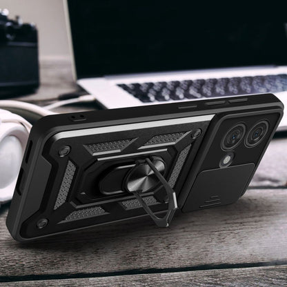 Hoes voor Motorola Edge 40 Neo, Techsuit, CamShield, Zwart