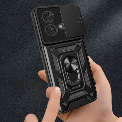 Hoes voor Motorola Edge 40 Neo, Techsuit, CamShield, Zwart