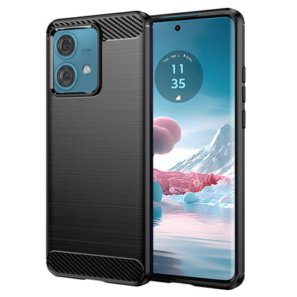 Hoes voor Motorola Edge 40 Neo, Techsuit, Carbon, Zwart