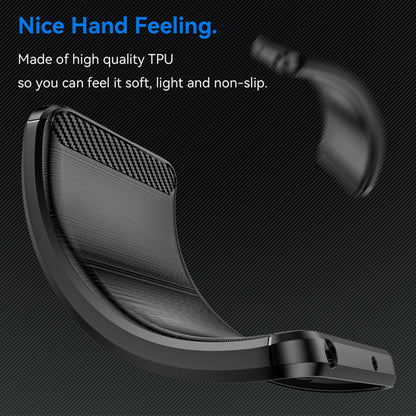 Hoes voor Motorola Edge 40 Neo, Techsuit, Carbon, Zwart