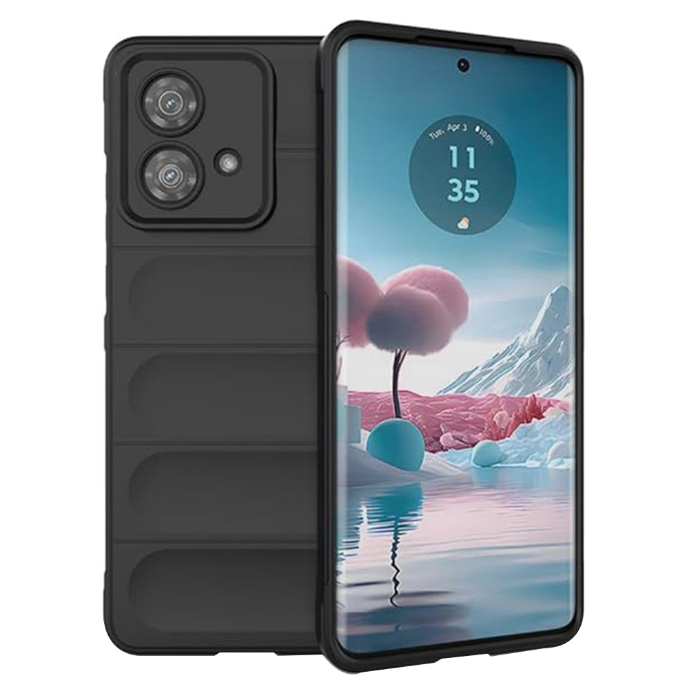 Hoes voor Motorola Edge 40 Neo, Techsuit, Magic Shield, Zwart