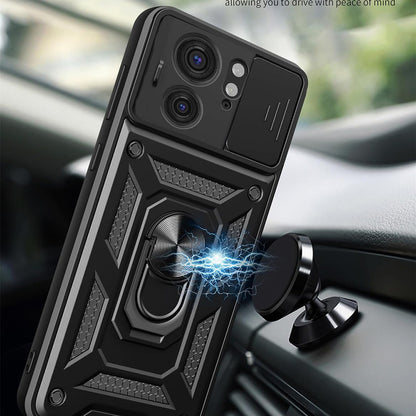 Hoes voor Motorola Edge 40, Techsuit, CamShield, Zwart