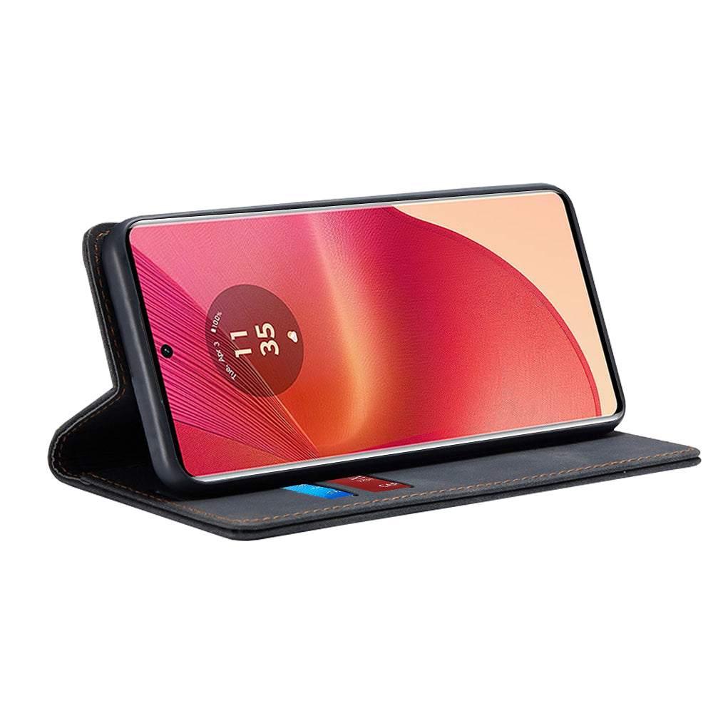 Case for Motorola Edge 50 Fusion, Techsuit, Confy, Black