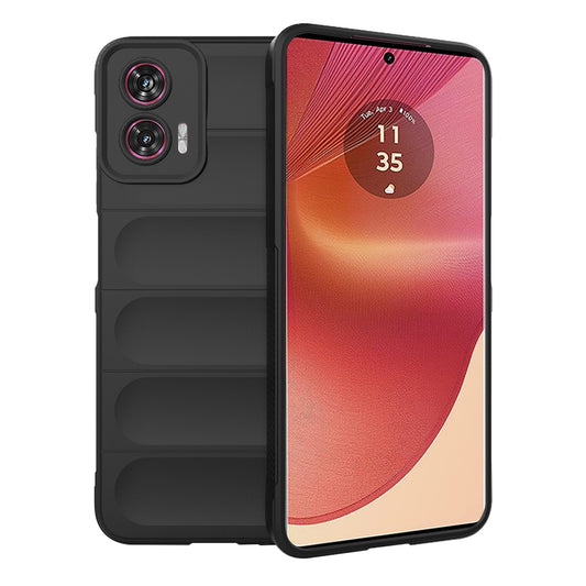 Hoesje voor Motorola Edge 50 Fusion, Techsuit, Magic Shield, Zwart