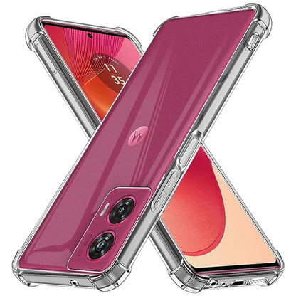 Hoes voor Motorola Edge 50 Fusion, Techsuit, Schokbestendig Transparant