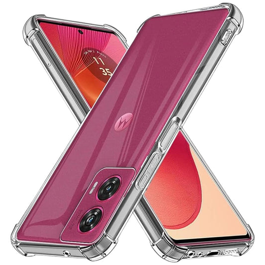 Hoes voor Motorola Edge 50 Fusion, Techsuit, Schokbestendig Transparant