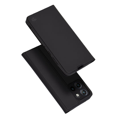 Hoes voor Motorola Edge 50 Neo, Techsuit, Magskin Book, Zwart